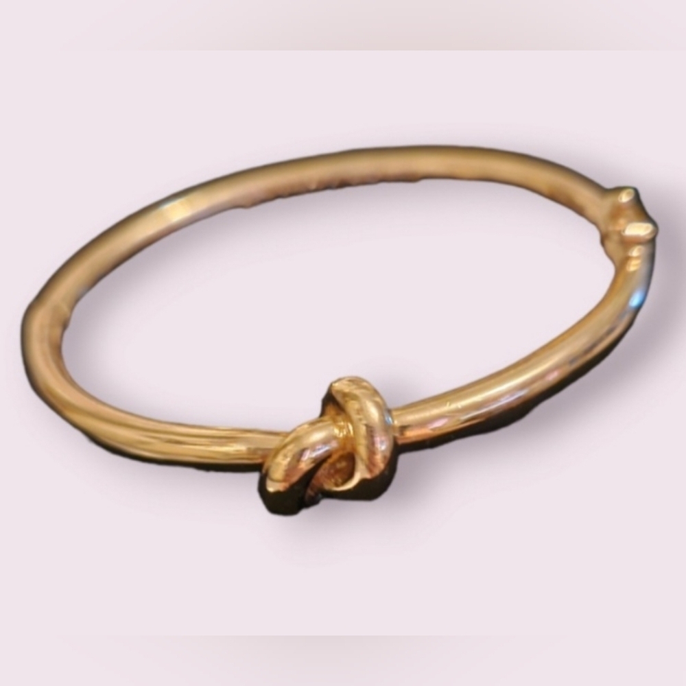Kate Spade Rose Gold Sailor Knot Bangle Bracelet